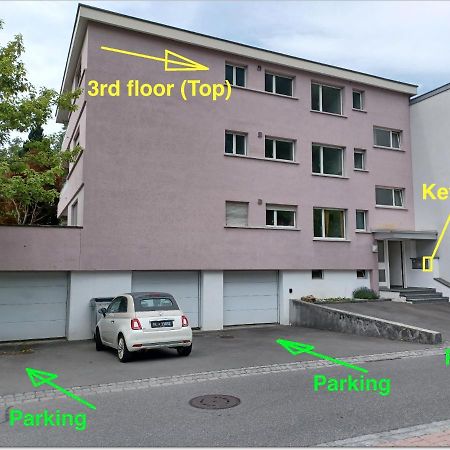 Schone Grosse Attika-Wohnung Im Zentrum Von Vaduz Inkl. Parkplatz Extérieur photo